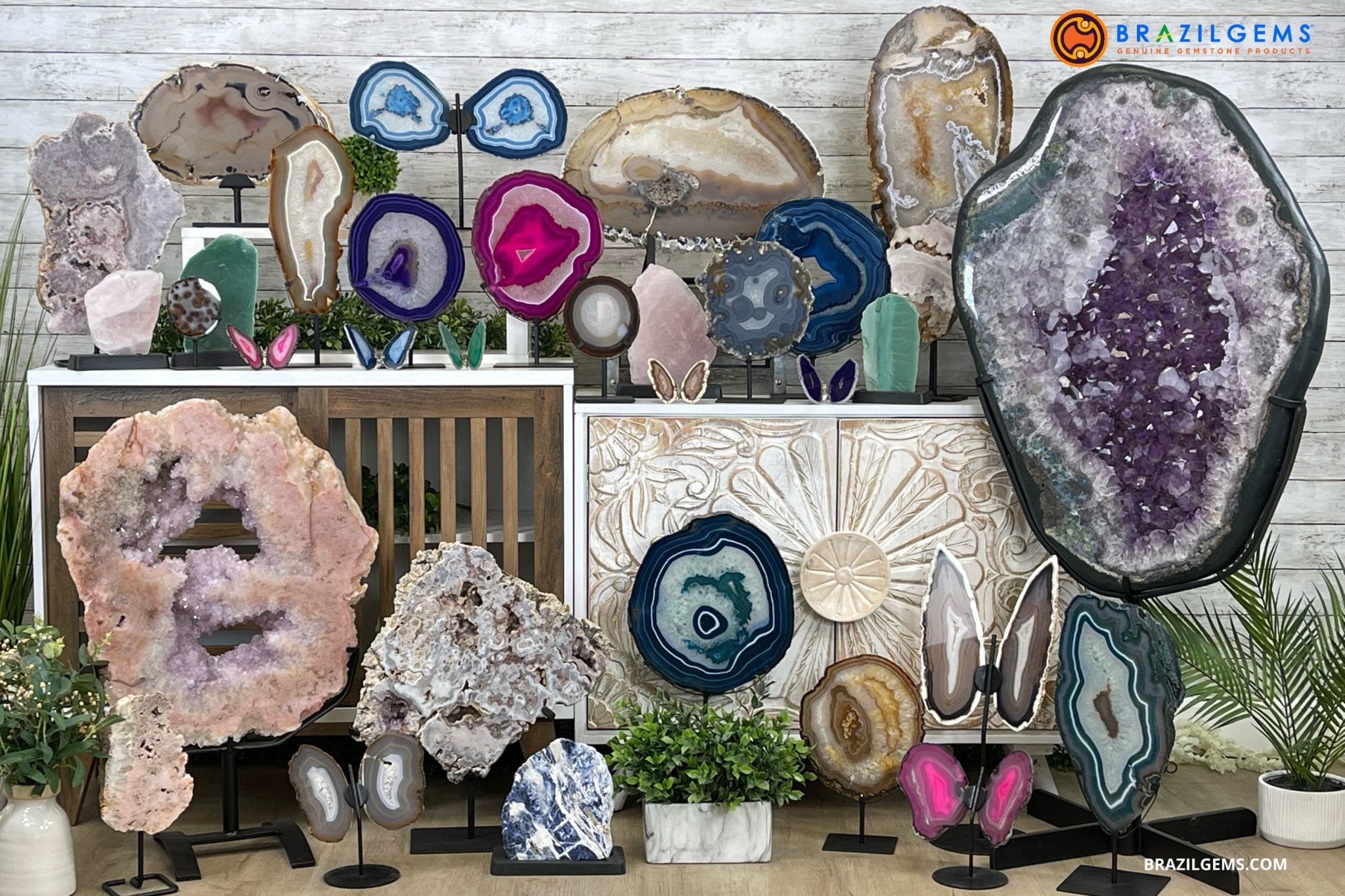 CRYSTAL SLICES - Brazil Gems