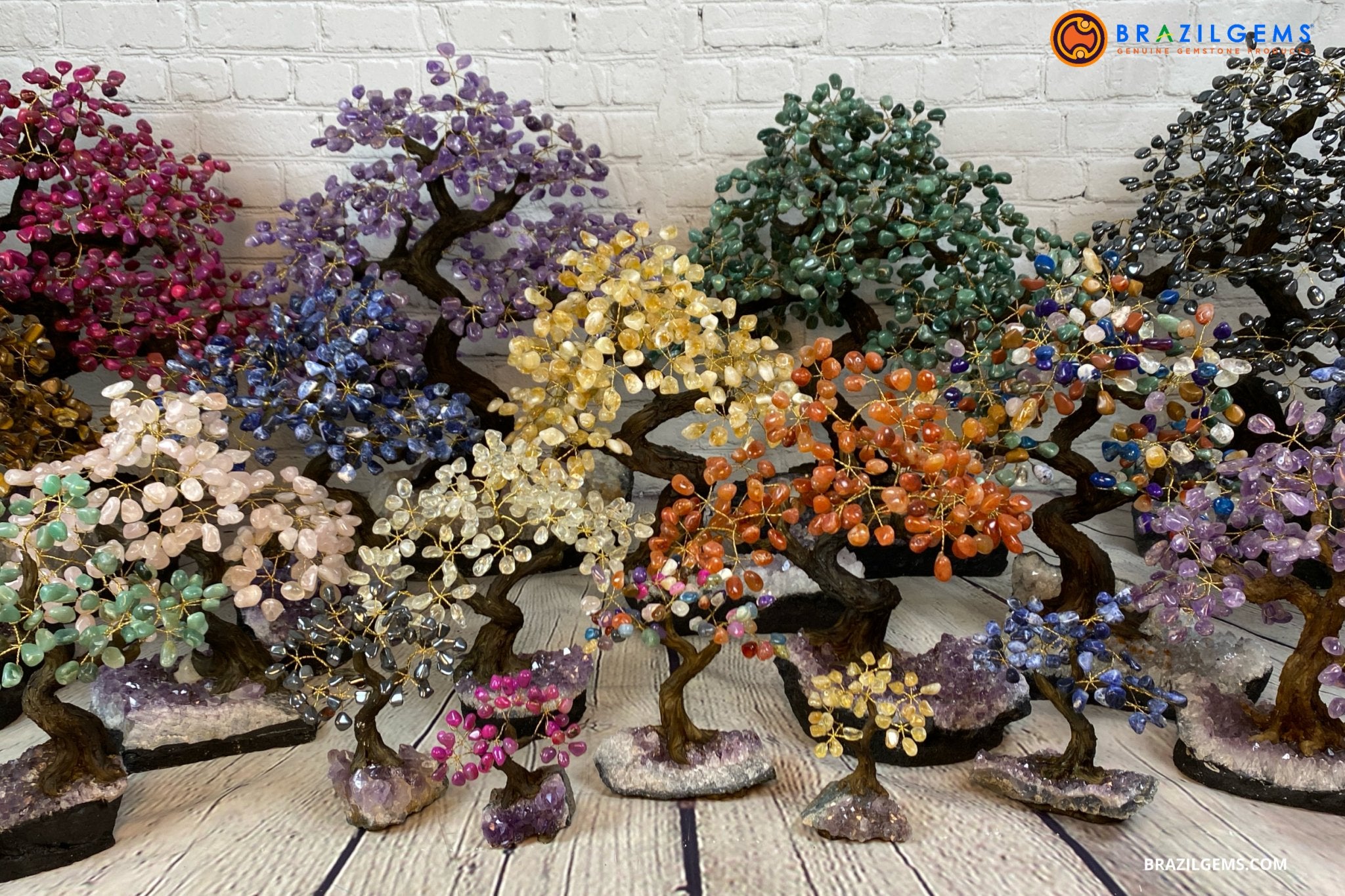 Gemstone Tree Leaves - Brazil Gems