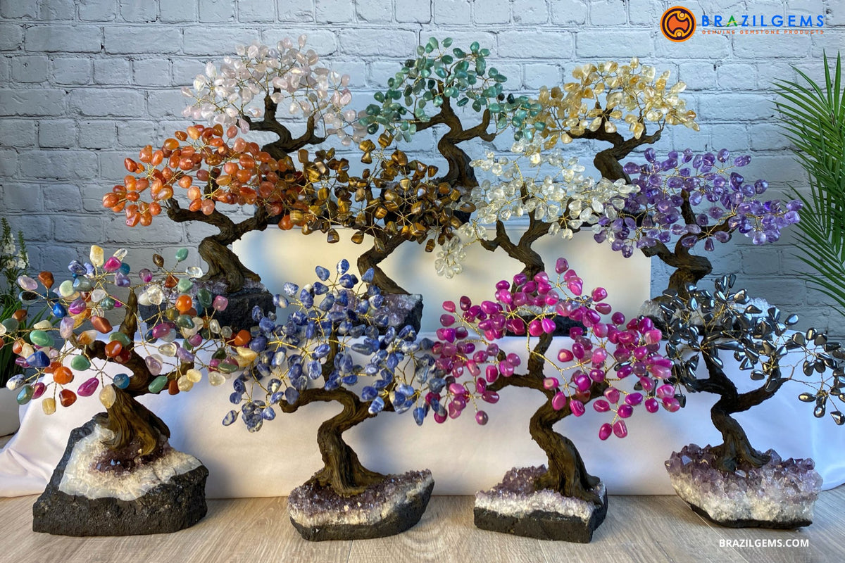 Gemstone Led Tree Shop Gemstone Trees Sizes & Styles - Brazil Gems