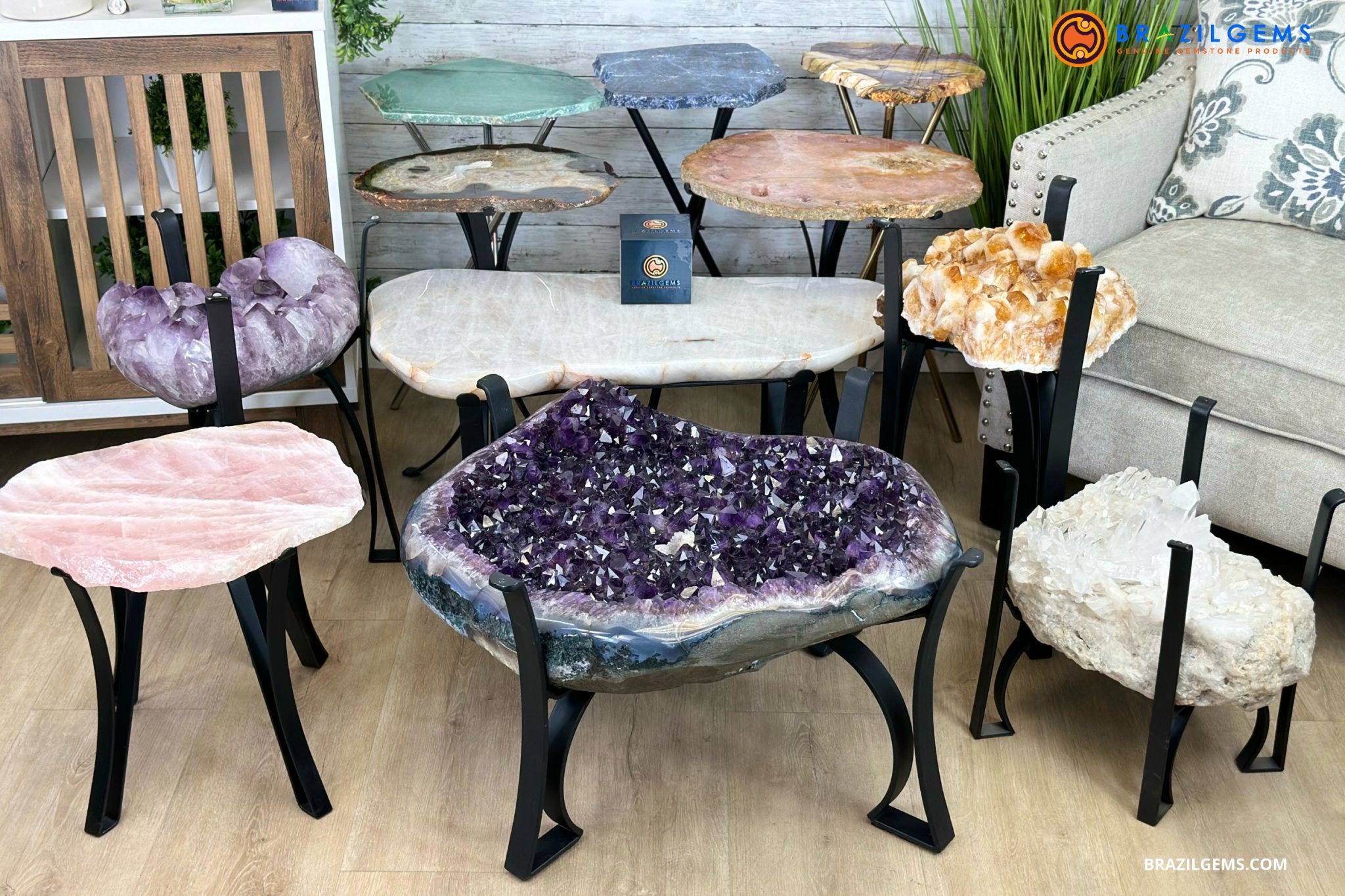 GEODE TABLES - Brazil Gems
