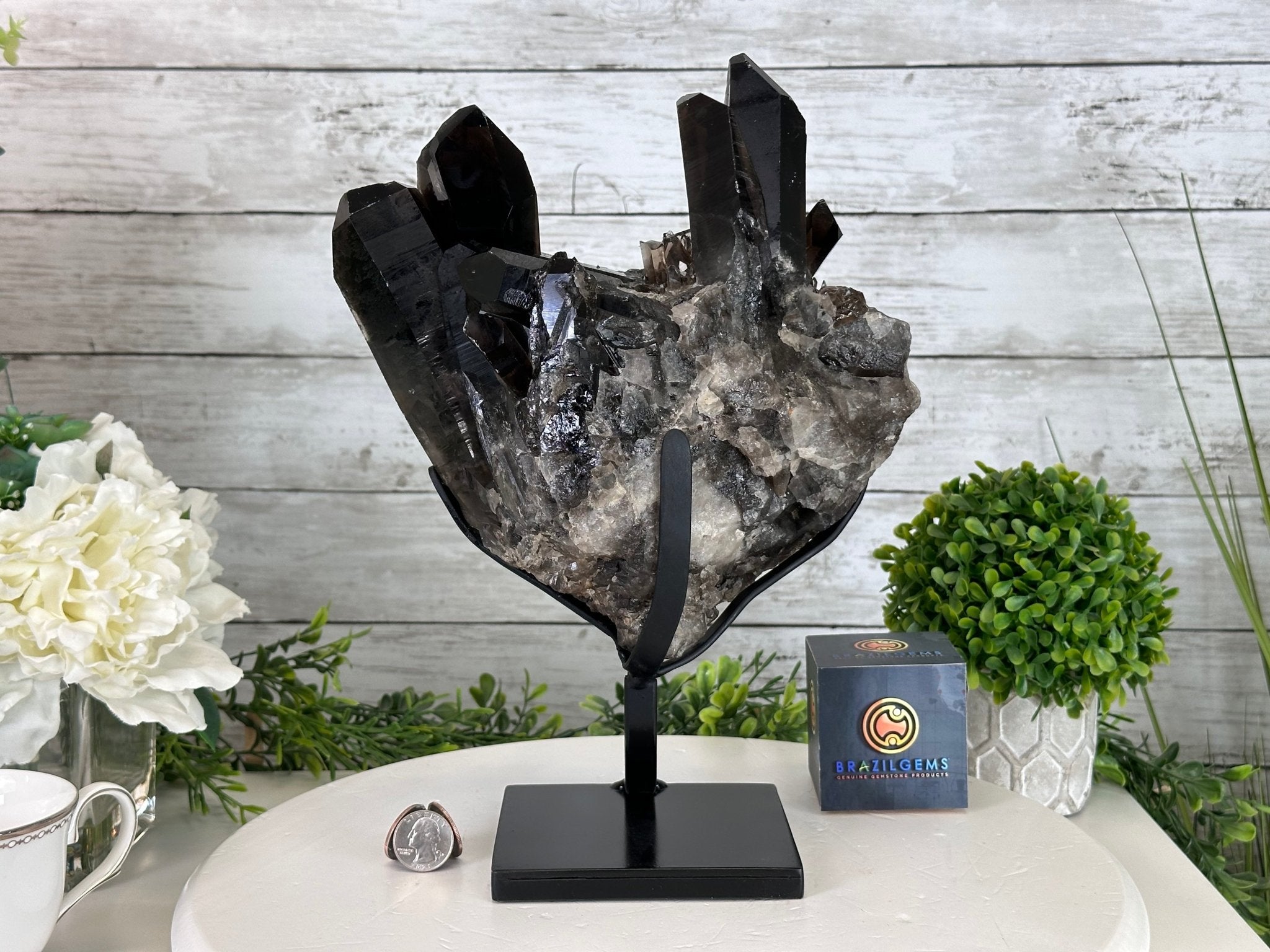 SMOKY QUARTZ CLUSTERS - Brazil Gems