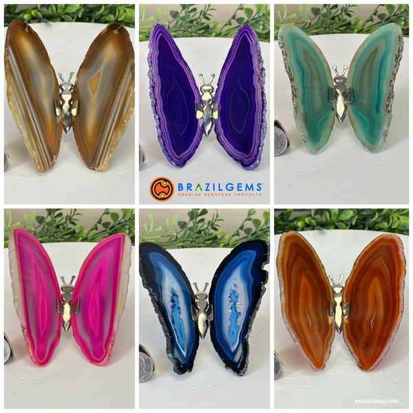 Agate Butterfly Wings