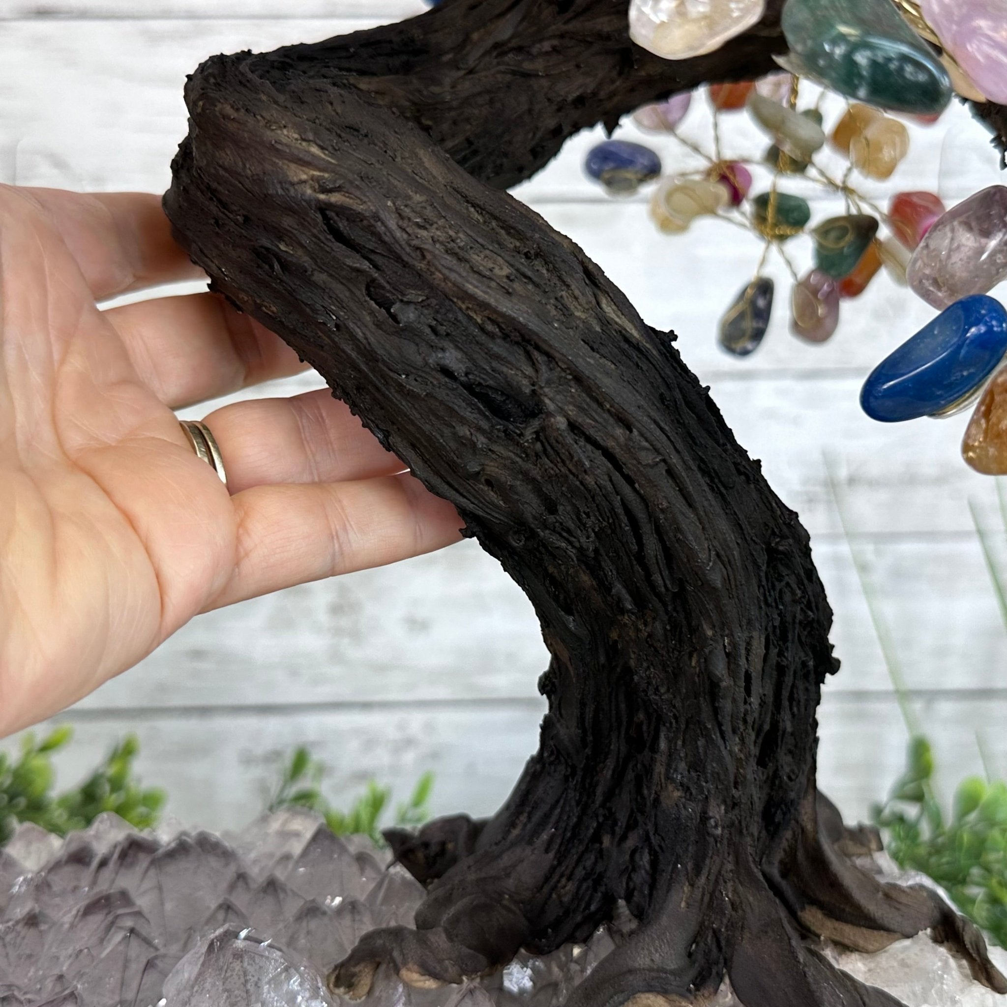 20" Tall Mixed Gems Gemstone Tree on an Amethyst base, 540 gems #5406MG - 011 - Brazil GemsBrazil Gems20" Tall Mixed Gems Gemstone Tree on an Amethyst base, 540 gems #5406MG - 011Gemstone Trees5406MG - 011