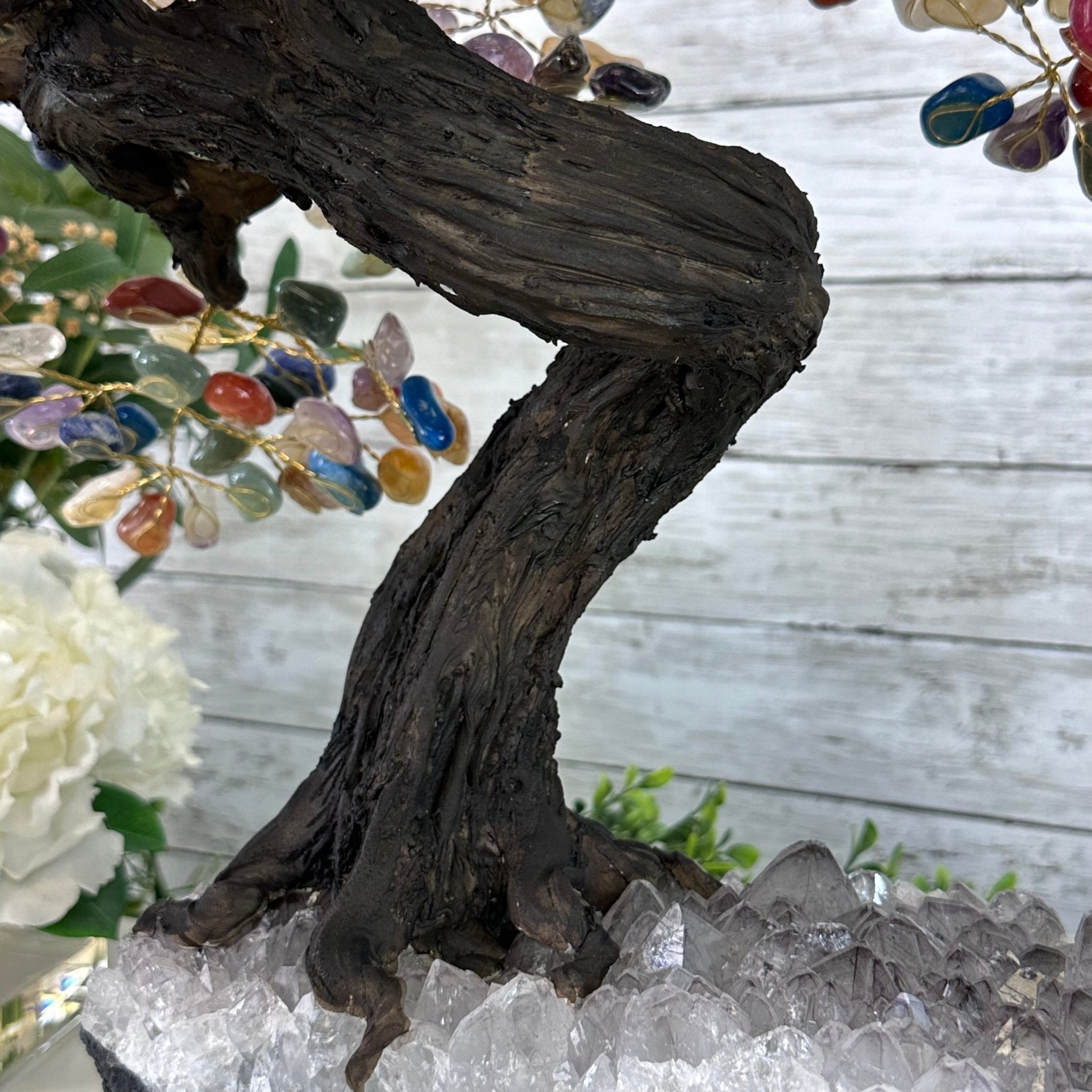 20" Tall Mixed Gems Gemstone Tree on an Amethyst base, 540 gems #5406MG - 011 - Brazil GemsBrazil Gems20" Tall Mixed Gems Gemstone Tree on an Amethyst base, 540 gems #5406MG - 011Gemstone Trees5406MG - 011