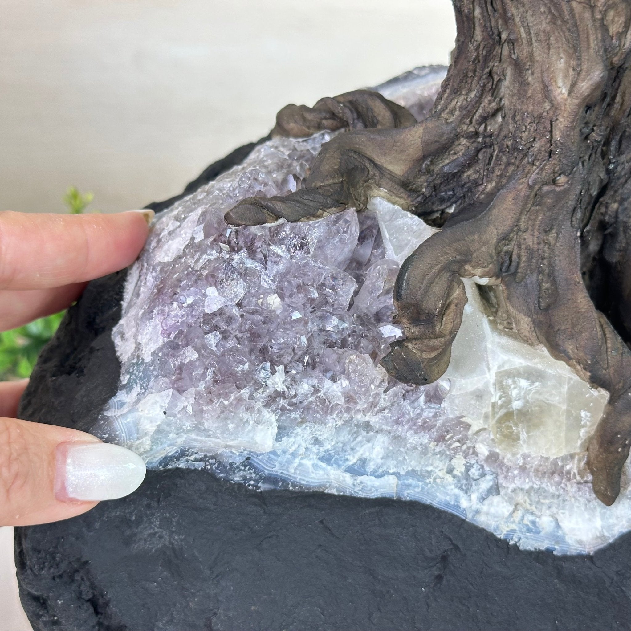 21.5" Tall Mixed Gems Gemstone Tree on an Amethyst base, 540 gems #5406MG - 014 - Brazil GemsBrazil Gems21.5" Tall Mixed Gems Gemstone Tree on an Amethyst base, 540 gems #5406MG - 014Gemstone Trees5406MG - 014