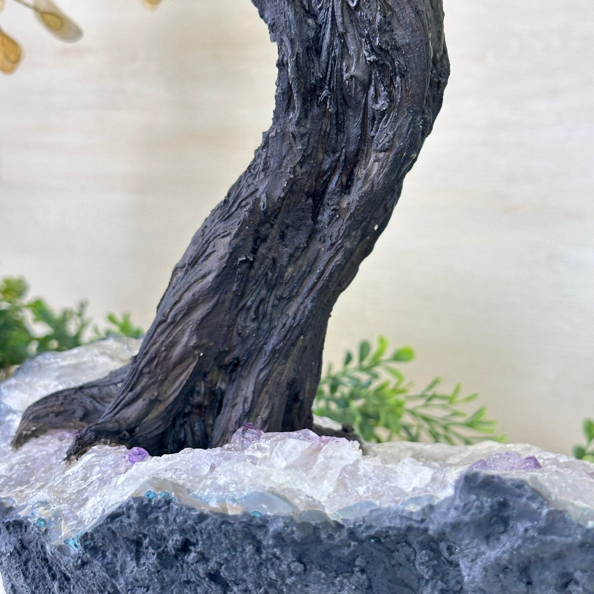 21.75" Tall Citrine Gemstone Tree on an Amethyst Base, 540 gems #5406CI - 023 - Brazil GemsBrazil Gems21.75" Tall Citrine Gemstone Tree on an Amethyst Base, 540 gems #5406CI - 023Gemstone Trees5406CI - 023