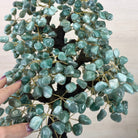 22.5" Tall Green Quartz Gemstone Tree on an Amethyst base, 540 gems #5406GQ - 017 - Brazil GemsBrazil Gems22.5" Tall Green Quartz Gemstone Tree on an Amethyst base, 540 gems #5406GQ - 017Gemstone Trees5406GQ - 017