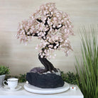 25" Tall Large Rose Quartz Gemstone Tree on an Amethyst Base, 720 gems #5407RQ - 016 - Brazil GemsBrazil Gems25" Tall Large Rose Quartz Gemstone Tree on an Amethyst Base, 720 gems #5407RQ - 016Gemstone Trees5407RQ - 016