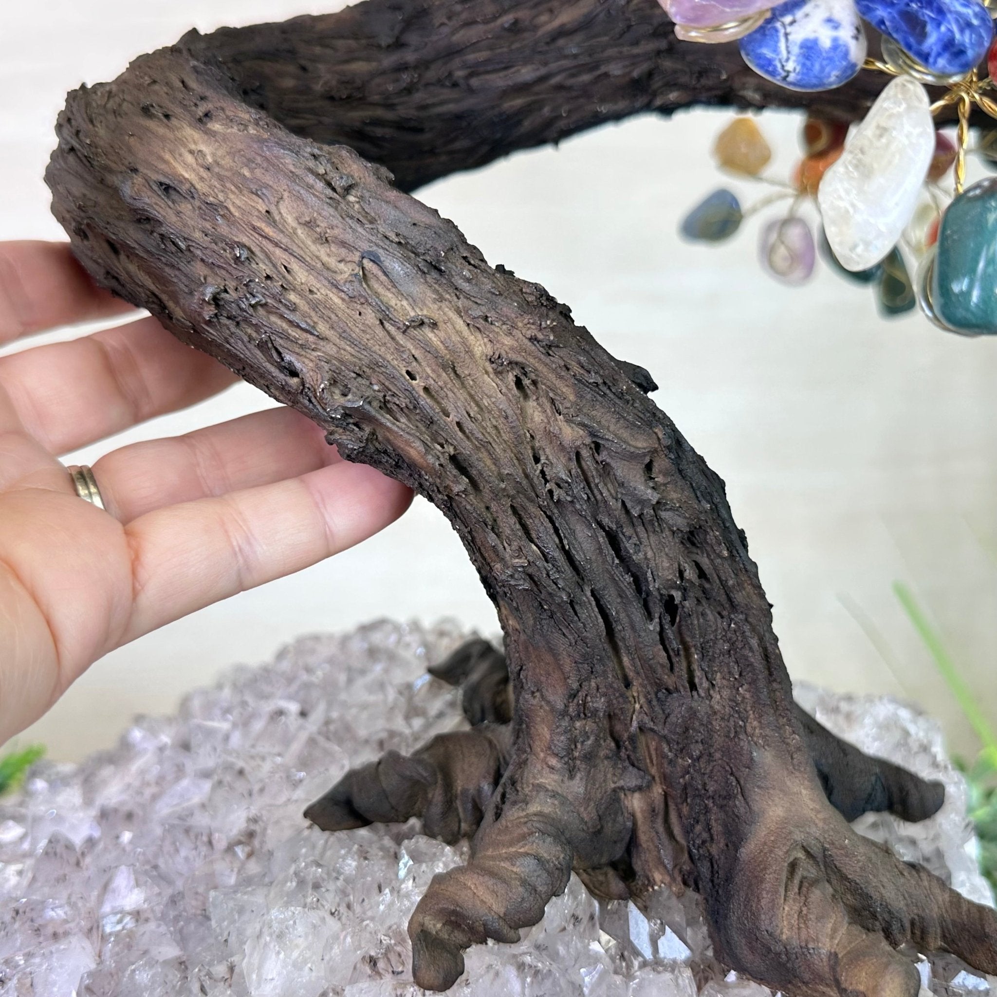 25.5" Tall Large Mixed Gems Gemstone Tree on an Amethyst Base, 720 gems #5407MG - 007 - Brazil GemsBrazil Gems25.5" Tall Large Mixed Gems Gemstone Tree on an Amethyst Base, 720 gems #5407MG - 007Gemstone Trees5407MG - 007