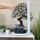 25.5" Tall Large Mixed Gems Gemstone Tree on an Amethyst Base, 720 gems #5407MG - 008 - Brazil GemsBrazil Gems25.5" Tall Large Mixed Gems Gemstone Tree on an Amethyst Base, 720 gems #5407MG - 008Gemstone Trees5407MG - 008