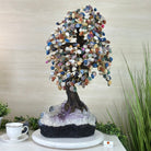 25.5" Tall Large Mixed Gems Gemstone Tree on an Amethyst Base, 720 gems #5407MG - 008 - Brazil GemsBrazil Gems25.5" Tall Large Mixed Gems Gemstone Tree on an Amethyst Base, 720 gems #5407MG - 008Gemstone Trees5407MG - 008