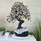 25.5" Tall Large Mixed Gems Gemstone Tree on an Amethyst Base, 720 gems #5407MG - 008 - Brazil GemsBrazil Gems25.5" Tall Large Mixed Gems Gemstone Tree on an Amethyst Base, 720 gems #5407MG - 008Gemstone Trees5407MG - 008