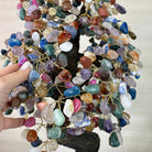 25.5" Tall Large Mixed Gems Gemstone Tree on an Amethyst Base, 720 gems #5407MG - 008 - Brazil GemsBrazil Gems25.5" Tall Large Mixed Gems Gemstone Tree on an Amethyst Base, 720 gems #5407MG - 008Gemstone Trees5407MG - 008