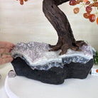 25.75" Tall Large Carnelian Gemstone Tree on an Amethyst Base, 720 gems #5407CA - 005 - Brazil GemsBrazil Gems25.75" Tall Large Carnelian Gemstone Tree on an Amethyst Base, 720 gems #5407CA - 005Gemstone Trees5407CA - 005