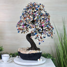 25.75" Tall Large Mixed Gems Gemstone Tree on an Amethyst Base, 720 gems #5407MG - 006 - Brazil GemsBrazil Gems25.75" Tall Large Mixed Gems Gemstone Tree on an Amethyst Base, 720 gems #5407MG - 006Gemstone Trees5407MG - 006