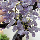 26" Tall Amethyst Gemstone Fountain Tree with Ceramic Bowl, 630 Gem Leaves #5453AMFB - 001 - Brazil GemsBrazil Gems26" Tall Amethyst Gemstone Fountain Tree with Ceramic Bowl, 630 Gem Leaves #5453AMFB - 001Gemstone Trees5453AMFB - 001