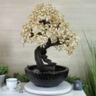 26" Tall Citrine Gemstone Fountain Tree with Ceramic Bowl, 690 Gem Leaves #5476CIFB - 001 - Brazil GemsBrazil Gems26" Tall Citrine Gemstone Fountain Tree with Ceramic Bowl, 690 Gem Leaves #5476CIFB - 001Gemstone Trees5476CIFB - 001