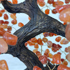 26" Tall Large Carnelian Gemstone Tree on an Amethyst Base, 720 gems #5407CA - 004 - Brazil GemsBrazil Gems26" Tall Large Carnelian Gemstone Tree on an Amethyst Base, 720 gems #5407CA - 004Gemstone Trees5407CA - 004