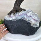 26" Tall Large Clear Quartz Gemstone Tree on an Amethyst Base, 720 gems #5407CQ - 010 - Brazil GemsBrazil Gems26" Tall Large Clear Quartz Gemstone Tree on an Amethyst Base, 720 gems #5407CQ - 010Gemstone Trees5407CQ - 010