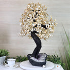 26.6" Tall Large Citrine Gemstone Tree on an Amethyst Base, 720 gems #5407CI - 016 - Brazil GemsBrazil Gems26.6" Tall Large Citrine Gemstone Tree on an Amethyst Base, 720 gems #5407CI - 016Gemstone Trees5407CI - 016