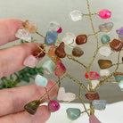 6" Tall Mixed Gems Handmade Wire Gem Tree with Quartz base, 50 Gems #5310MGMQ - Brazil GemsBrazil Gems6" Tall Mixed Gems Handmade Wire Gem Tree with Quartz base, 50 Gems #5310MGMQGemstone Trees5310MGMQ