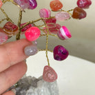 6" Tall Pink Agate Handmade Wire Gem Tree with Crystal base, 50 Gems #5310PAAM - Brazil GemsBrazil Gems6" Tall Pink Agate Handmade Wire Gem Tree with Crystal base, 50 Gems #5310PAAMGemstone Trees5310PAAM