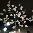 6" Tall Rose Quartz Handmade Wire Gem Tree with Rose Quartz base, 50 Gems #5310RQRQ - Brazil GemsBrazil Gems6" Tall Rose Quartz Handmade Wire Gem Tree with Rose Quartz base, 50 Gems #5310RQRQGemstone Trees5310RQRQ