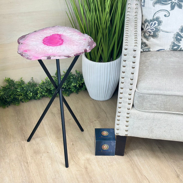 Pink Agate Side Tables