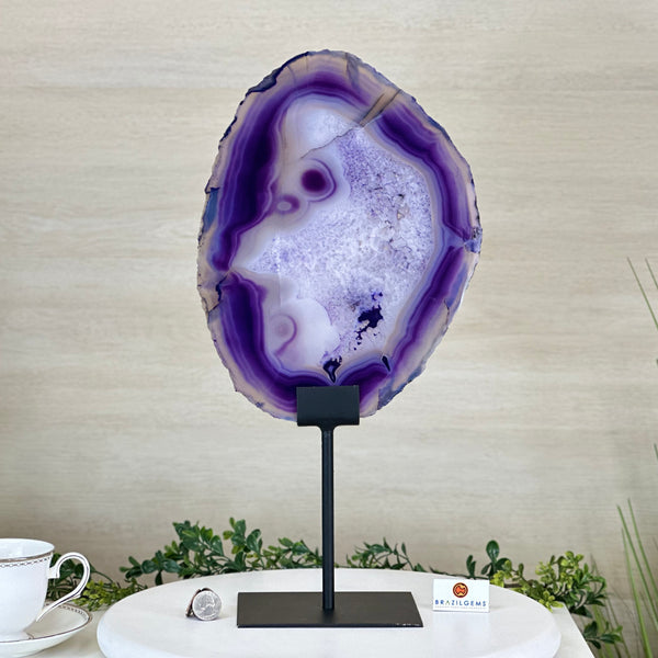 Purple Agate <br>Slices