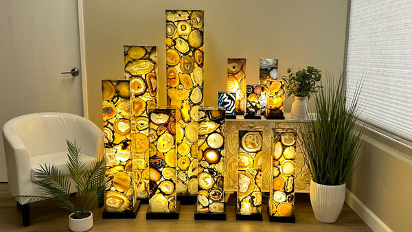 Agate Lamps