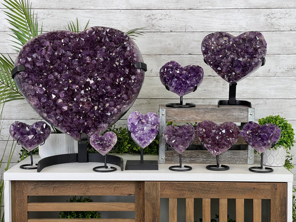 Amethyst Hearts