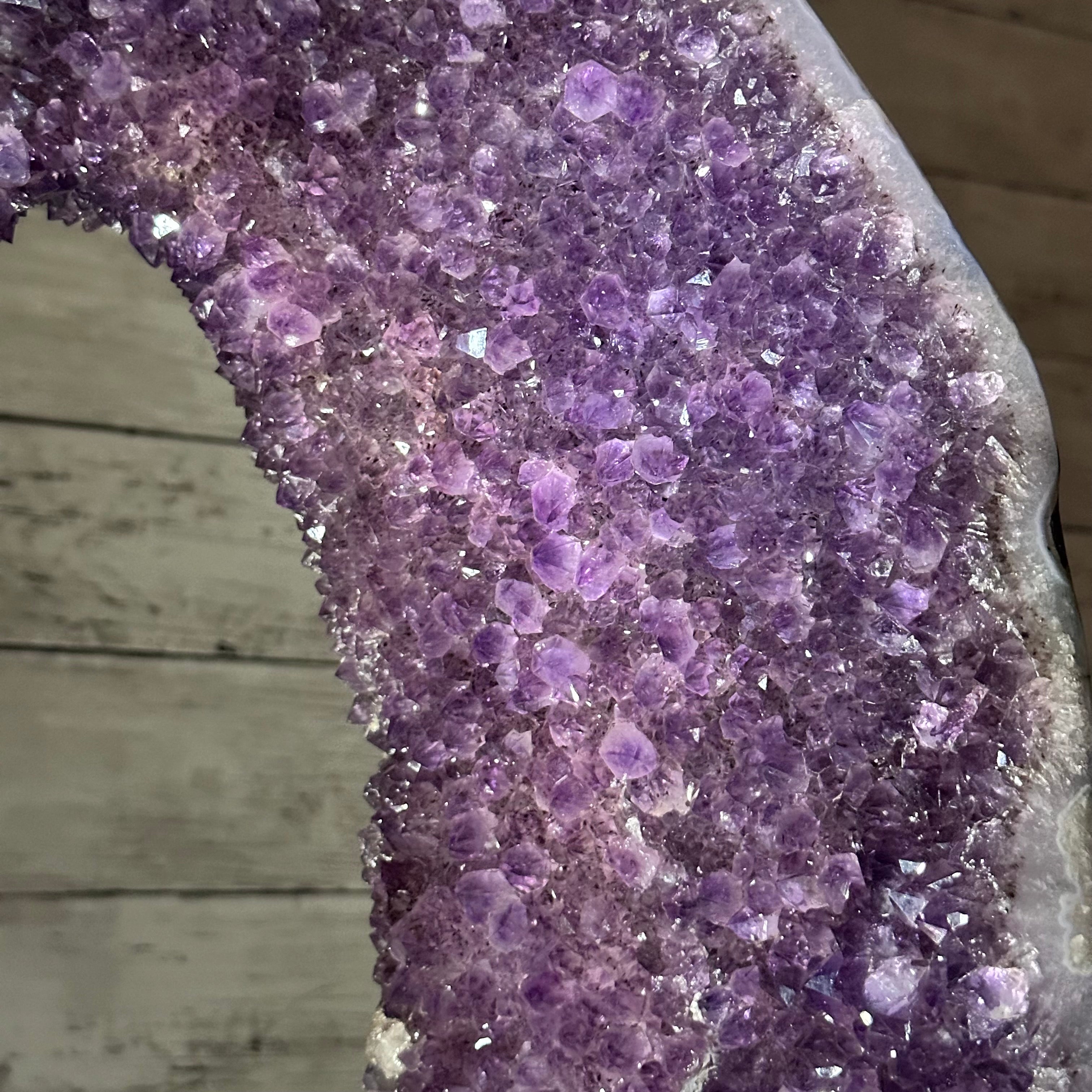 Extra Plus Quality Open 2 - Sided Amethyst Cathedral 72.8 lbs & 29.7" Tall #5605 - 0146 - Brazil GemsBrazil GemsExtra Plus Quality Open 2 - Sided Amethyst Cathedral 72.8 lbs & 29.7" Tall #5605 - 0146Open 2 - Sided Cathedrals5605 - 0146