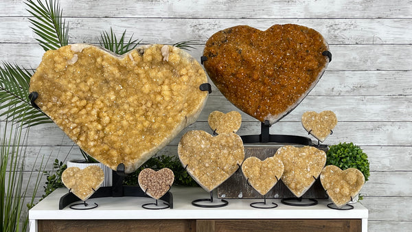 Citrine Hearts