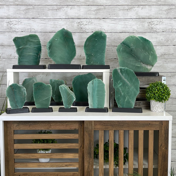 Green Quartz Slices