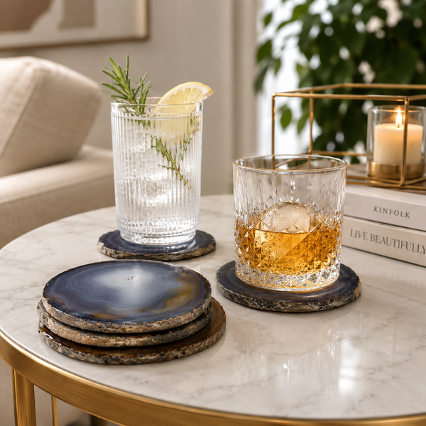 Agate Coaster Sets