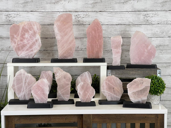 Rose Quartz Slices