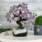 Amethyst 9" Tall Handmade Gemstone Tree on a Crystal base, 120 Gems #5403AMTH - Brazil GemsBrazil GemsAmethyst 9" Tall Handmade Gemstone Tree on a Crystal base, 120 Gems #5403AMTHGemstone Trees5403AMTH