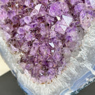 Amethyst Cluster on a Metal Base, 24.7 lbs & 14.8" Tall #5491 - 0100 - Brazil GemsBrazil GemsAmethyst Cluster on a Metal Base, 24.7 lbs & 14.8" Tall #5491 - 0100Clusters on Fixed Bases5491 - 0100