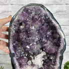 Amethyst Cluster on a Metal Base, 28.4 lbs & 17.5" Tall, #5491 - 0101 - Brazil GemsBrazil GemsAmethyst Cluster on a Metal Base, 28.4 lbs & 17.5" Tall, #5491 - 0101Clusters on Fixed Bases5491 - 0101