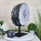 Amethyst Cluster on a Metal Base, 32 lbs & 15.7" Tall, #5491 - 0198 - Brazil GemsBrazil GemsAmethyst Cluster on a Metal Base, 32 lbs & 15.7" Tall, #5491 - 0198Clusters on Fixed Bases5491 - 0198