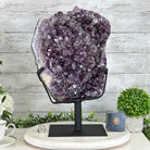 Amethyst Cluster on a Metal Base, 54.2 lbs & 16.8" Tall, #5491 - 0109 - Brazil GemsBrazil GemsAmethyst Cluster on a Metal Base, 54.2 lbs & 16.8" Tall, #5491 - 0109Clusters on Fixed Bases5491 - 0109