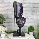 Amethyst Cluster on a Metal Base, 69.9 lbs & 23.1" Tall #5491 - 0146 - Brazil GemsBrazil GemsAmethyst Cluster on a Metal Base, 69.9 lbs & 23.1" Tall #5491 - 0146Clusters on Fixed Bases5491 - 0146