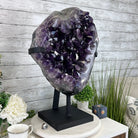 Amethyst Cluster on a Metal Base, 74.3 lbs & 23.5" Tall, #5491 - 0151 - Brazil GemsBrazil GemsAmethyst Cluster on a Metal Base, 74.3 lbs & 23.5" Tall, #5491 - 0151Clusters on Fixed Bases5491 - 0151