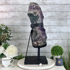 Amethyst Cluster on a Metal Base, 74.3 lbs & 23.5" Tall, #5491 - 0151 - Brazil GemsBrazil GemsAmethyst Cluster on a Metal Base, 74.3 lbs & 23.5" Tall, #5491 - 0151Clusters on Fixed Bases5491 - 0151