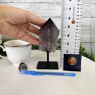 Amethyst Crystal Point on a Metal Stand, 5.9" Tall Model #3122AM-011 by Brazil Gems - Brazil GemsBrazil GemsAmethyst Crystal Point on a Metal Stand, 5.9" Tall Model #3122AM-011 by Brazil GemsCrystal Points3122AM-011