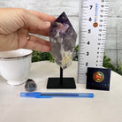 Amethyst Crystal Point on a Metal Stand, 6.4" Tall Model #3122AM-004 by Brazil Gems - Brazil GemsBrazil GemsAmethyst Crystal Point on a Metal Stand, 6.4" Tall Model #3122AM-004 by Brazil GemsCrystal Points3122AM-004