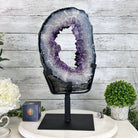 Amethyst Crystal Portal on a Metal Stand, 20.6 lbs & 17" tall #5606 - 0127 - Brazil GemsBrazil GemsAmethyst Crystal Portal on a Metal Stand, 20.6 lbs & 17" tall #5606 - 0127Portals on Fixed Bases5606 - 0127