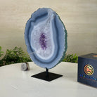 Amethyst Crystal Slice on a Stand, 2.6 lbs & 7.2" tall #5621AM - 008 - Brazil GemsBrazil GemsAmethyst Crystal Slice on a Stand, 2.6 lbs & 7.2" tall #5621AM - 008Slices on Fixed Bases5621AM - 008