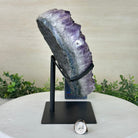 Amethyst Heart Geode on a Metal Stand, 11 lbs & 9.8" Tall #5463 - 0354 - Brazil GemsBrazil GemsAmethyst Heart Geode on a Metal Stand, 11 lbs & 9.8" Tall #5463 - 0354Hearts5463 - 0354