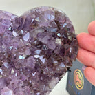 Amethyst Heart Geode on a Metal Stand, 2.1 lbs & 5.5" Tall #5463 - 0312 - Brazil GemsBrazil GemsAmethyst Heart Geode on a Metal Stand, 2.1 lbs & 5.5" Tall #5463 - 0312Hearts5463 - 0312